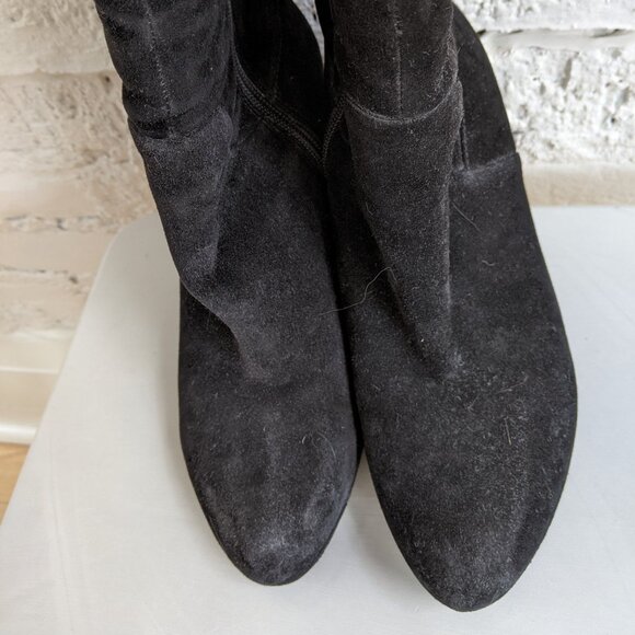 GEOX SUEDE HEELED BOOTS - Picture 3 of 9